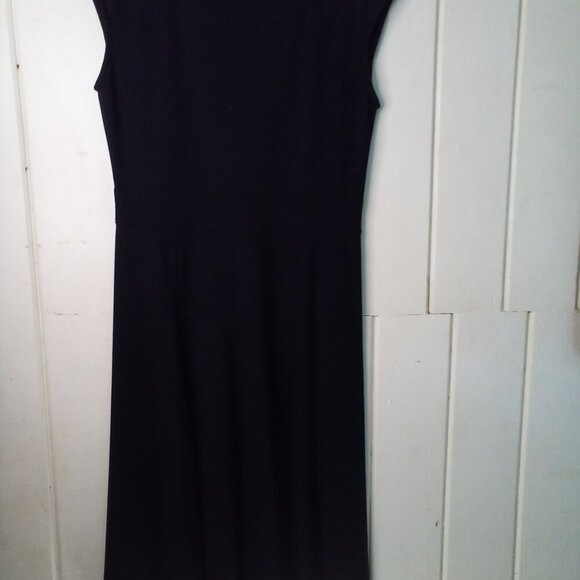 Lands' End Dress Women S 6-8 Sleeveless Classic Heritage Black - Picture 3 of 16